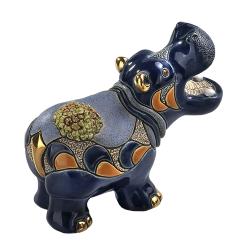 Hippo with Water Lily